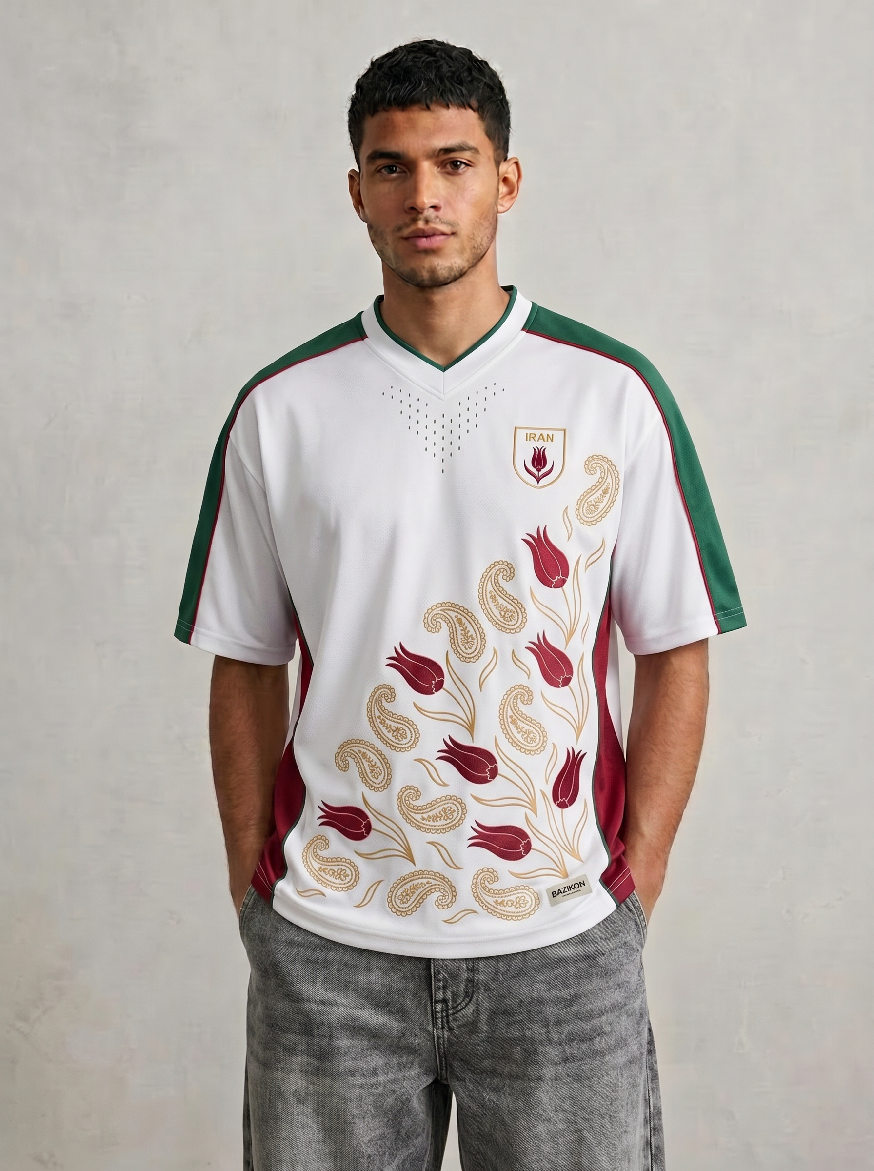 Iran jersey on model